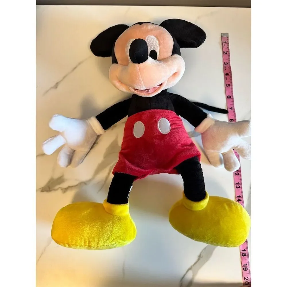 Disney Parks Mickey Mouse Character Plush Doll Medium 18